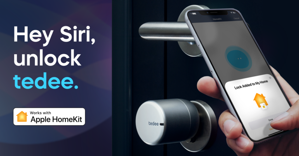 Tedee is latest HomeKit compatible smart lock ireland